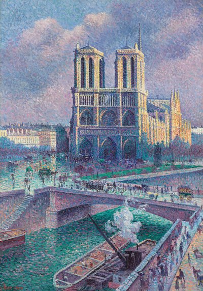 ノートルダムドパリ、1900 作： Maximilien Luce