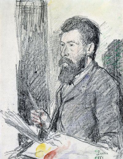 ジョルジュ・スーラの肖像 作： Maximilien Luce