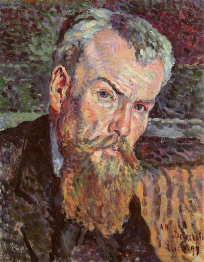 アンリエドモンドクロスの肖像画（1856-1910）1898（詳細）（140248を参照） 作： Maximilien Luce