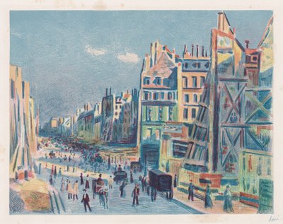 リーマー通り 作： Maximilien Luce
