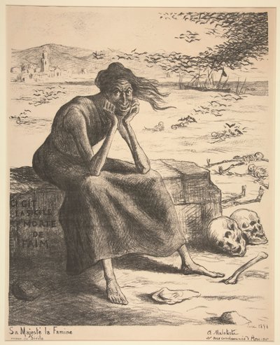 女王陛下の飢饉 作： Maximilien Luce