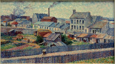 モンマルトルの土地、シャンピオネ通り 作： Maximilien Luce