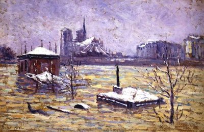 洪水 作： Maximilien Luce