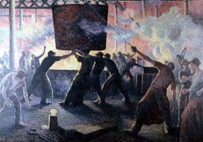 The Foundry by Maximilian 作： Maximilien Luce