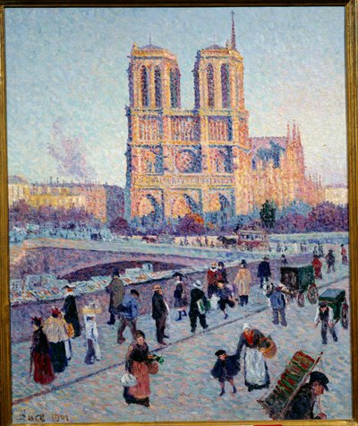 ケサンミッシェルとノートルダム 作： Maximilien Luce