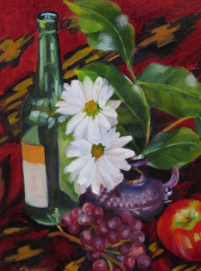 晩夏の静物画 作： Maxine Shore