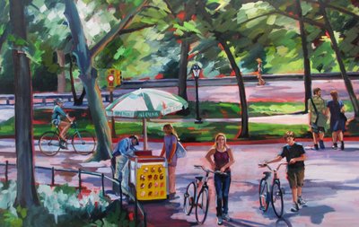 晴れやかな公園の日 作： Maxine Shore