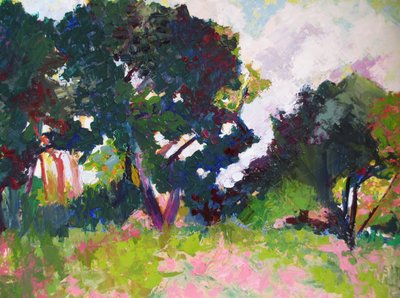 鮮やかな夏の風景 作： Maxine Shore