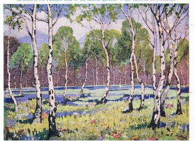 春の森（カラーリソ） 作： May Wilson Preston