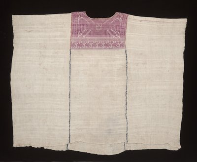 Cofradia huipil、おそらく1875年頃（綿、絹 作： Mayan Mayan