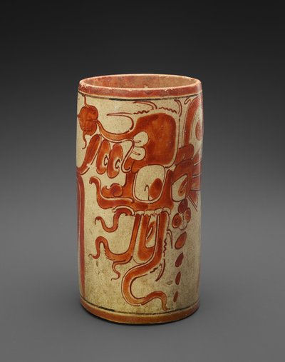 容器、西暦600〜900年（セラミック） 作： Mayan Mayan