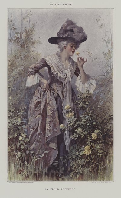 La Fleur Preferee（好きな花） 作： Maynard Brown