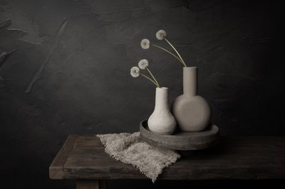 ミニマリストの花の花瓶 作： 