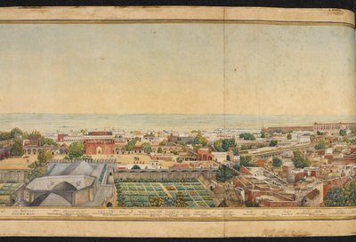 デリーのパノラマのセクション 作： Mazar or Mazhar Ali Khan