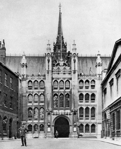 ギルドホールのゲートウェイ、ロンドン、1926-1927。 作： McLeish