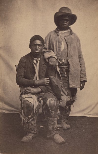 1863年、ルイジアナ州バトンルージュでのスカウトとガイド. 作： McPherson and Oliver.