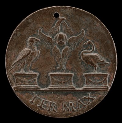 ケルビム、白鳥、鷲（裏面）、1513年頃 作： Mea