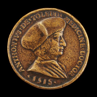 アントニオ・ゴンサロ・デ・トレド、c. 14801483-1524、リヨンの医師［裏面］、1518年。 作： Medallist of 1518