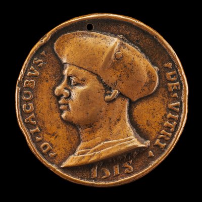 ジャック・ド・ヴィトリ・ラ・リエール、1515年死去、キヤノン、学部長、理事長［裏面］、1518年 作： Medallist of 1518