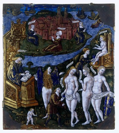 パリスの審判の銘板 作： Meester van de Aeneis (attributed to)