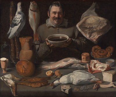 キッチンシーン キッチンシーン（ボデゴネ） 作： Meester van de Amsterdamse Bodegón