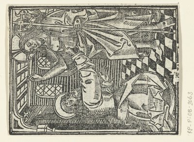 疑うトーマス 作： Meester van de Delbecq Schreiber Passie (attributed to)
