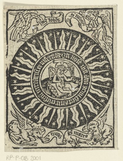 キリストの子供は自分自身を懲らしめます。 作： Meester van de Delbecq Schreiber Passie (attributed to)