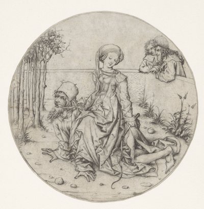 アリストテレスとフィリス 作： Meester van het Amsterdamse Kabinet