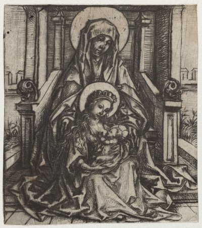 Saint Anna-te-Three 作： Meester van het Amsterdamse Kabinet