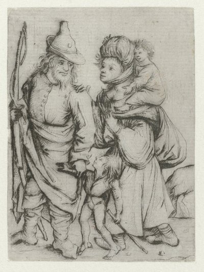 ローマの家族 作： Meester van het Amsterdamse Kabinet