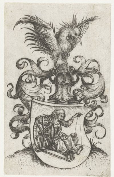 絡みつく老婆の紋章 作： Meester van het Amsterdamse Kabinet