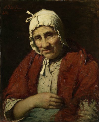 古いユダヤ人の女性 作： Meijer Isaäc de Haan
