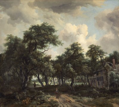 木の小屋 作： Meindert Hobbema