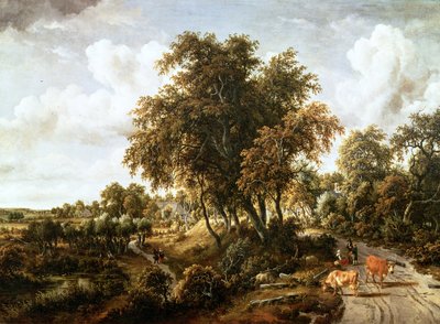 堤防の道 作： Meindert Hobbema