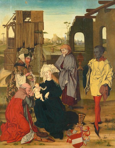 魔術師の崇拝 作： Meister der Anbetung mit dem Bindenschild