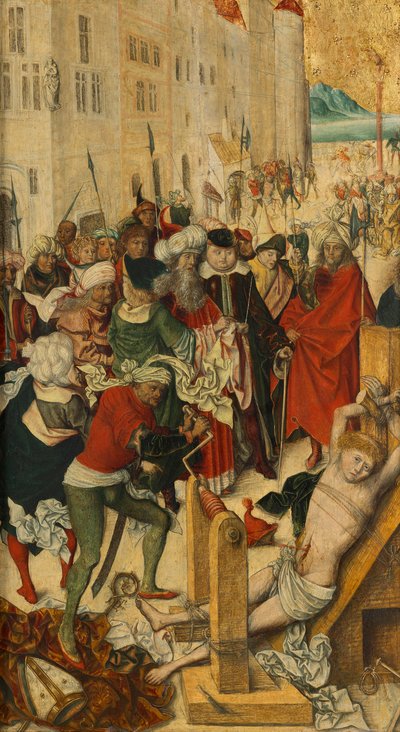 聖の殉教 エラスムス 作： Meister der Heiligenmartyrien