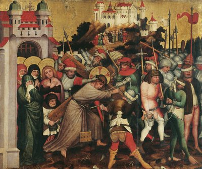 十字架を背負うキリスト 作： Meister von Laufen