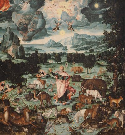 世界の創造、1575 作： Melchior Bocksberger