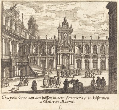 エスコリアル、スペイン 作： Melchior Küsel after Johann Wilhelm Baur