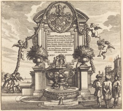 タイトルページ 作： Melchior Küsel after Johann Wilhelm Baur