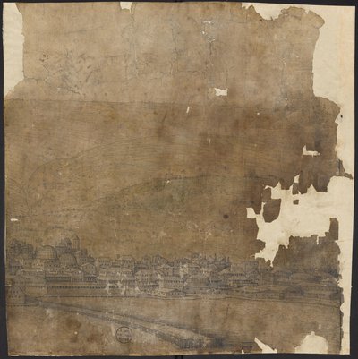 英語: コンスタンティノープルの展望、シート 21、メルキオール・ロルク、1559 年 作： Melchior Lorck
