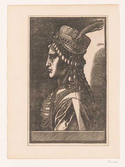 スルタンの未知の妻の肖像 作： Melchior Lorck