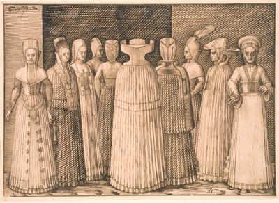 シュトラールズントの 10 人の女性 作： Melchior Lorck