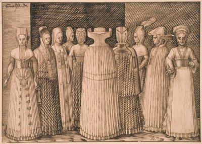 Stralsundの10人の女性 作： Melchior Lorck