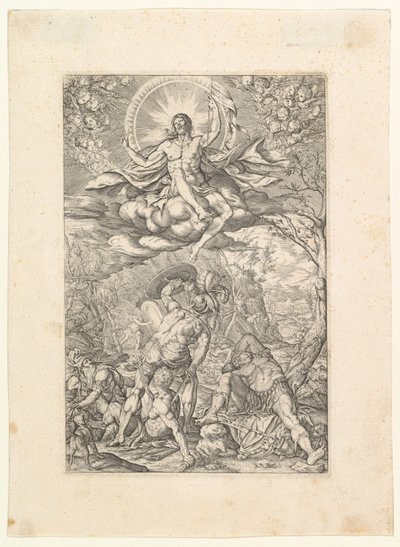 1577年の「The Resurrection」。 作： Melchior Meier