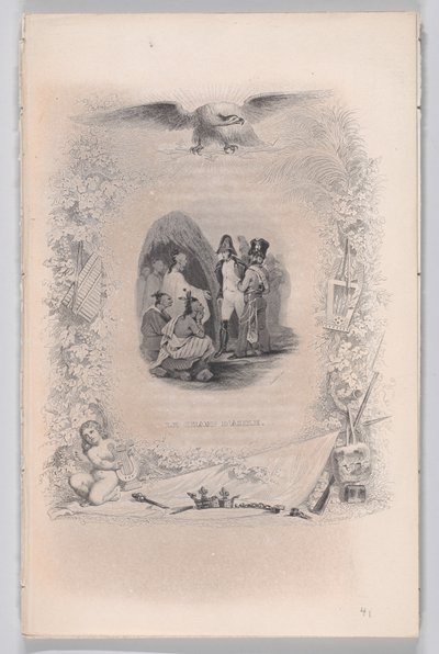 ベランジェの歌からの亡命の野原、1829年 作： Melchior Peronard