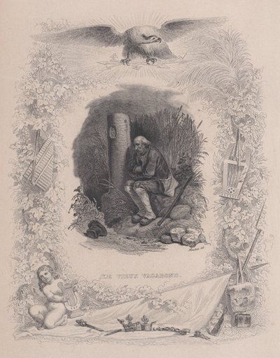 ベランジェ全集、1829年からの古い放浪者。 作： Melchior Peronard