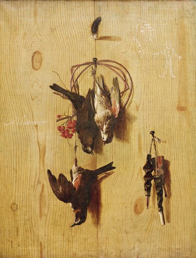 死んだ鳥 作： Melchior de Hondecoeter