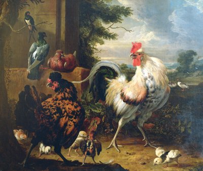 農場鶏 作： Melchior de Hondecoeter