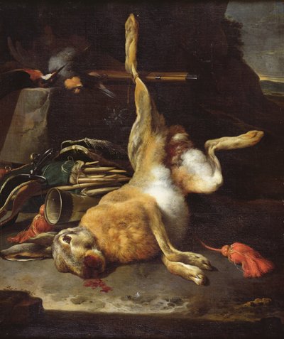 野ウサギ 作： Melchior de Hondecoeter